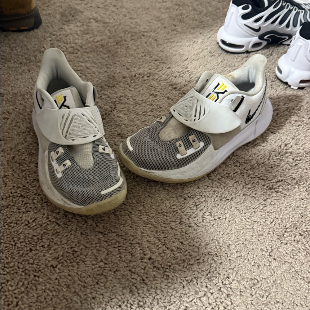 Nike Gray and White Sneakers